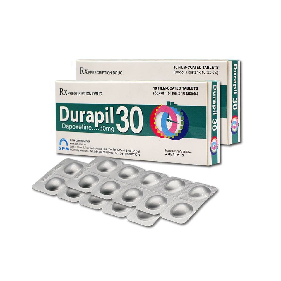 Thuốc Durapil 30mg điều trị xuất tinh sớm ở nam giới hiệu quả